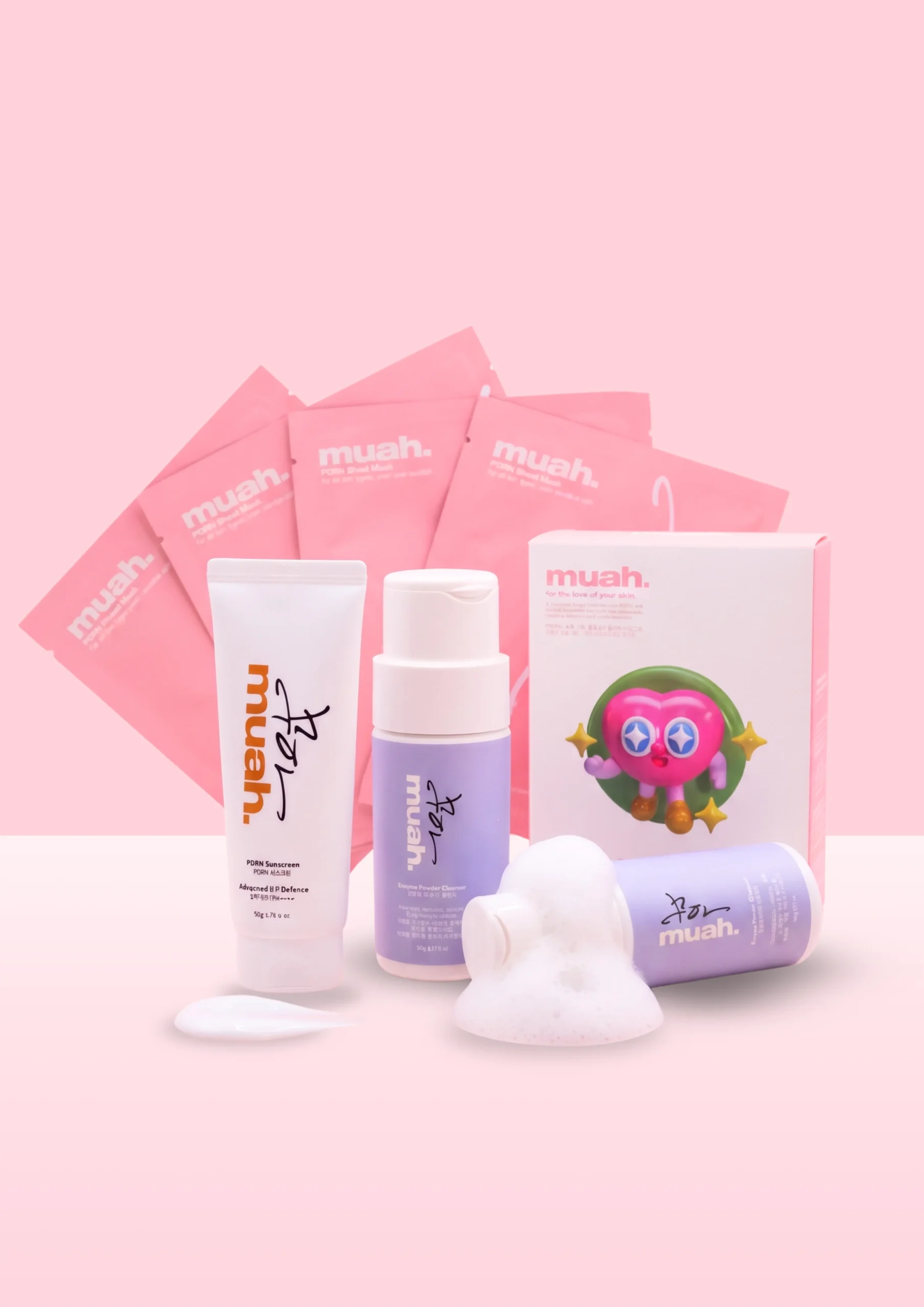 Muah Skincare Lineup